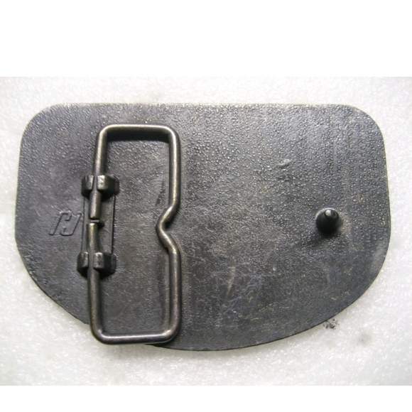 VINTAGE 1980'S RALEIGH LIGHTS TRUCKING METAL BELT buckle - Picture 3 of 3